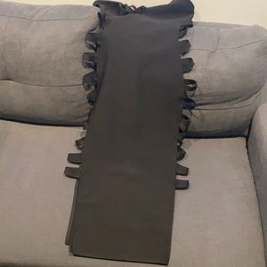 Very cute form fitting open sided dress